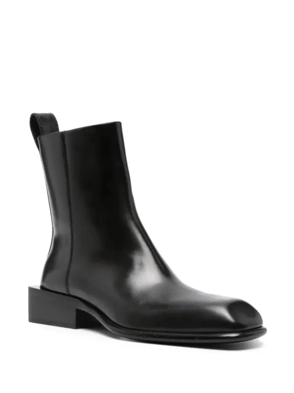 Alexander Wang Black Leather Women's Ankle Boots - Picture 2 of 12
